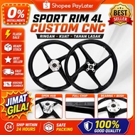 READY STOCK ENKEI 4 BATANG CUSTOM SPORT RIM SIAP BEARING BUSH Y15 Y15ZR Y16 Y16ZR 1.4/1.4-17