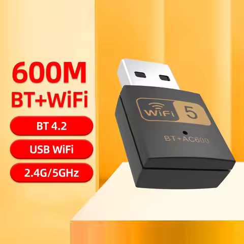 PIX-LINK UAC10 WiFi Adapter 600M Mini USB 2.0 Wireless WIFI Network Card Bluetooth-Compatible 2.4G+5