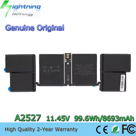 New Genuine A2527 11.45V 99.6Wh Original Battery for Apple Macbook Pro 16'' A2485 M1 2021 Year