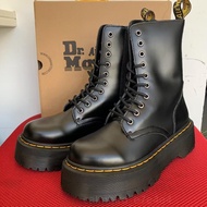 🌈全新正品Dr.martens 1460 jadon系列十孔厚底側拉鍊馬丁靴 男女同款黑色