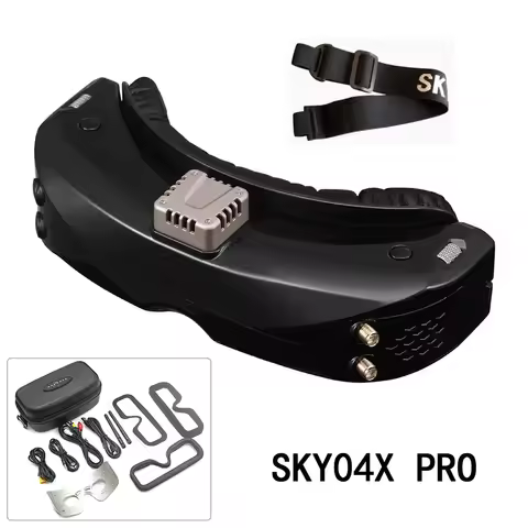 SKYZONE SKY04X Pro V2 OLED 5.8G 48CH Steadyview Receiver 1280X960 DVR FPV Goggles with Head Tracker 