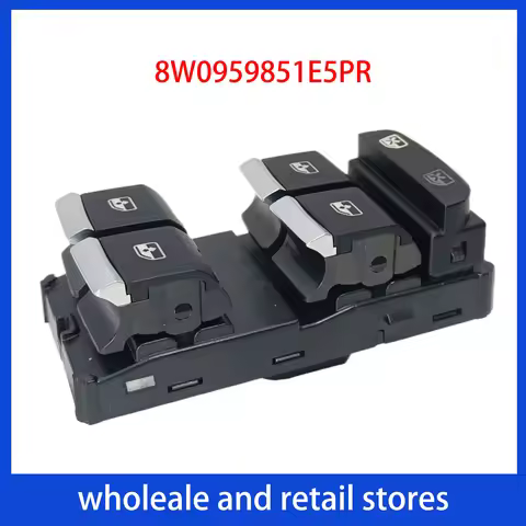 Window Switch Front Left 8W0959851E5PR For Audi A4 2016-2025 A5 2016-2025 Q5（FY） 2017- RS5 2018-2025