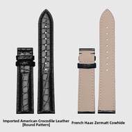 Woalmorn | Custom Handmade Alligator Leather Strap Cartier Chopard Jaeger Compatible