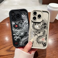 Softcase Rounded Embossed Dragon For REALME C53, C51, C51S,NOTE 50, C63, C61, C35, C30, C33, C67 4G,