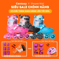 Children's roller skates [Centosy] Flying Eagle BKB K9 - Solid rubber wheels, safety brakes