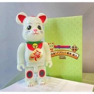 [Ready Stock]Bearbrick Maneki Neko Fukuiri Phosphorescent Glow 400%