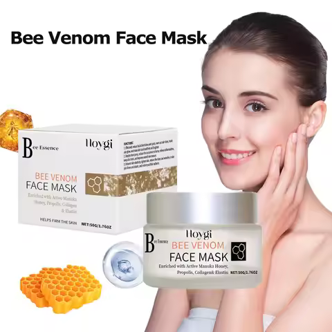 Propolis Facial Mask Moisturizing Brightening & Pore Purifying Soothing Bee Venom Firming Skin Facia