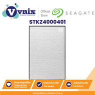 Seagate STKZ4000401 ฮาร์ดดิสก์พกพา 4 TB EXT HDD 2.5'' ONE TOUCH WITH PASSWORD (SILVER) By Vnix Group