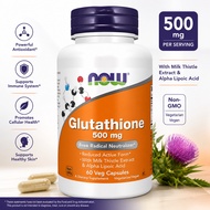NOW Foods L-Glutathione 500mg Antioxidant Supplement