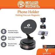 Yoromi T30 Magnetic Vacuum Phone Holder Foldable 3 Axis Rotation Strong Grip Car Desk Wall Mount