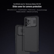 三星 Samsung Galaxy A32 4G - Nillkin 黑鏡系列 手機硬殼 保護鏡頭滑蓋設計 保護套 Xiaomi CamShield Case &amp; Silde Cover for Camera Protection