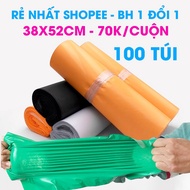 38x52 cm 1 roll of 100 cheap sealed bags with specific colors in each batch to pack goods quickly an