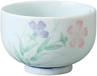Ale-net Tea Cup Sencha Bowl, 3.2 x 2.2 inches (8.2 x 5.5 cm), 5.5 fl oz (165 cc), Nadeshiko Hiramaru