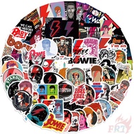 100Pcs/Set ❉ David Bowie . Punk Rock Band Stickers ❉ Waterproof DIY Fashion Doodle Decals Stickers