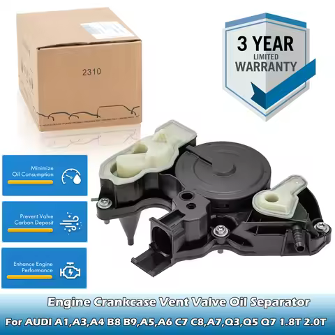 OEM Crankcase Vent PCV Valve Oil Separator 06K103495AF,06K103495AS For AUDI A1,A3,A4 B8 B9,A5,A6 C7 