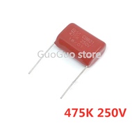 2Pcs CBB Capacitor 475K 250V 475 4.7Uf CBB21 CBB22 Metallized Polypropylene Film Capacitor Pitch 25M