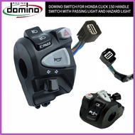 △ ◩ ❤ Domino Handle Switch For Honda Click with Pssing Light Hazard Light PLug and play