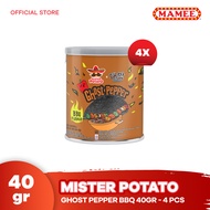 Mister Potato Crisps Ghost Pepper BBQ 40gr - 4 Pcs