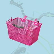 Handle Kids Cycle Basket Sturdy Metal Bike Basket for Cycling