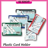 ID Plastic Card Holder | Hard PVC ID Name Card Holder