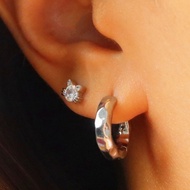 TWY-Kitty 925 silver stud-925 silver with screw locker