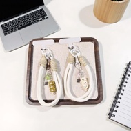 MY 1Pcs Kawaii Anime Keychain Accessories Ins Korea Y2K Cute Bear Phone Pendant For Phone 17Promax A