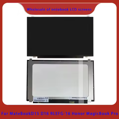 Suitable for MateBook D15 D16 RLEFG-16 Honor MagicBook Pro laptop LCD screen 45% 100% sRGB color gam