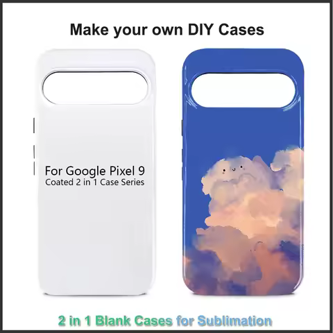 3D Blank Sublimation Case for Google Pixel 10 9 9pro 8 8pro 7 7A DIY Printing Thermal Transfer Print