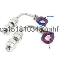 2 Pcs Water Level Sensor Stainless Steel 2 Ball 90 Degree Floating Switch 120mm