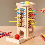 mainan budak perempuan mainan Children's Wooden Stick Balance Game Stick Kindergarten Concentration 