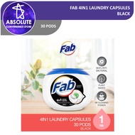 Fab 4in1 Laundry Capsules 24 Pods/30 Pods