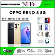 OPPO Reno 8 5G [ 8GB RAM 256GB ROM / 12GB RAM 256GB ROM] - Original OPPO Malaysia