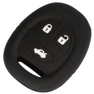 Silicone Rubber Car Key Case for Saab 9-3 9-5 92 95 Remote  Key Fob Shell Skin Key Cover 3 Buttons