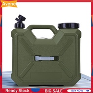 18L Camping Water Container W/ Spigot & Hand Sanitizer Bottle Portable Water Jug for Outdoor Hiking