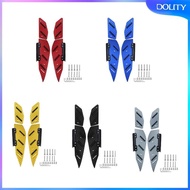 [dolity] Motorcycle Floorboards Male Nonslip Accessories Foot Pedal Plate Installation Replacement Foot Pegs for Xmax300