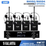 2/4 channel head mounted microphone lavalier microphone wireless microphone