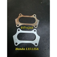 Honda Crz City Jazz L15 L15A Exhaust Manifold Metal Gasket 3 Layer Flange 12MM for bolt On Use Stud 