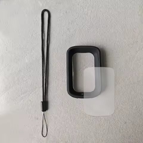 1PC Silicone Case for IGPSPORT BSC200S/BSC300T Protective Cover with Screen Film Lanyard GPS Bike Co