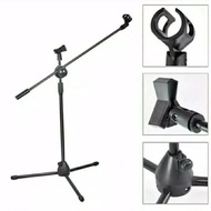 Microphone Stand + Mic Holder Condenser Tripod Floor Mic Stand/