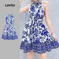 Lovito Boho Dress Spring/summer Dress for Women LBL30261