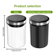 Karlak Vacuum Coffee Canisters with Aight Lids 33??? to Vacuum and S Touch Screen Storage Jar 1.6L/5