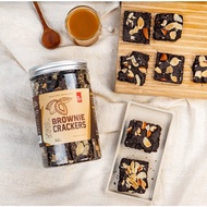 Bánh Brownie Crackers Chocolate Hạnh Nhân Thương Hiệu Gạch Đỏ 250gr Healthy