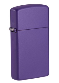 Slim Purple Matte Pocket Lighter Zippo Slim Purple Matte Pocket Lighter