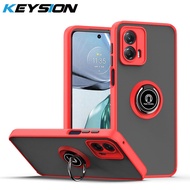 KEYSION Ốp Mờ Cho Motorola MOTO G 5G 2023 Trong Suốt Vòng Silicon Chân Đế Vỏ Điện Thoại Chống Sốc Ch