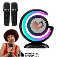 🔥NEW ARRIVAL WIRELESS SPEAKER WITH 2 MICS & DYNAMIC LIGHT SHOW G SHAPE