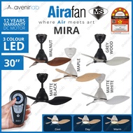 [SIRIM] AIRAFAN MIRA 30inch 3 Blades 10 Speed Designer DC Ceiling Baby Fan Kipas 风扇 with LED RF Remo