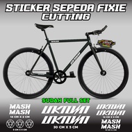 CUTTING STICKER 1 SET OF HIGH QUALITY FIXIE BIKES FIXIE STICKER BICYCLE STICKER