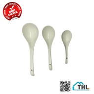 17CM"/ 23CM"/ 26CM" A03 PORCELAIN WHITE SPOON