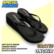 FLIPPER WEDGEST HIGH FLIPPER SANDALS WITH RUBBER SPONGE