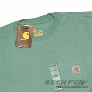 เสื้อยืดแขนสั้น Carhartt Womens WK87 สไตล์คลาสสิก เสื้อทำงานพื้นฐานสำหรับผู้หญิง เสื้อยืดคอกลมแขนสั้